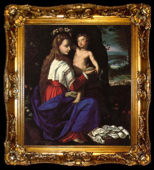 framed  ALLORI Alessandro Madonna and Child, ta009-2